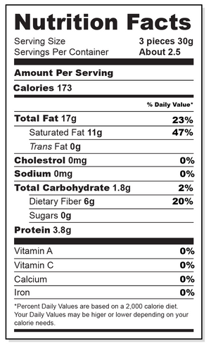 100% Dark Chocolate Single Bar